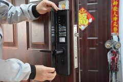 迎风防盗门开锁
